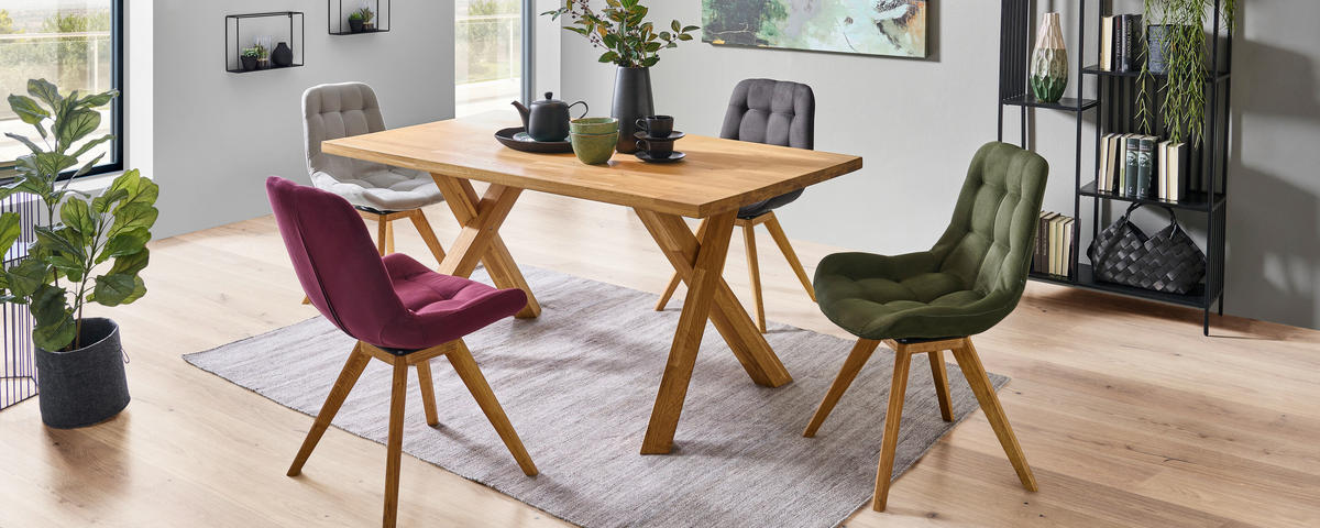 MATBORD i trä 160/90/76 cm   - ekfärgad, Natur, trä (160/90/76cm) - Hom`in