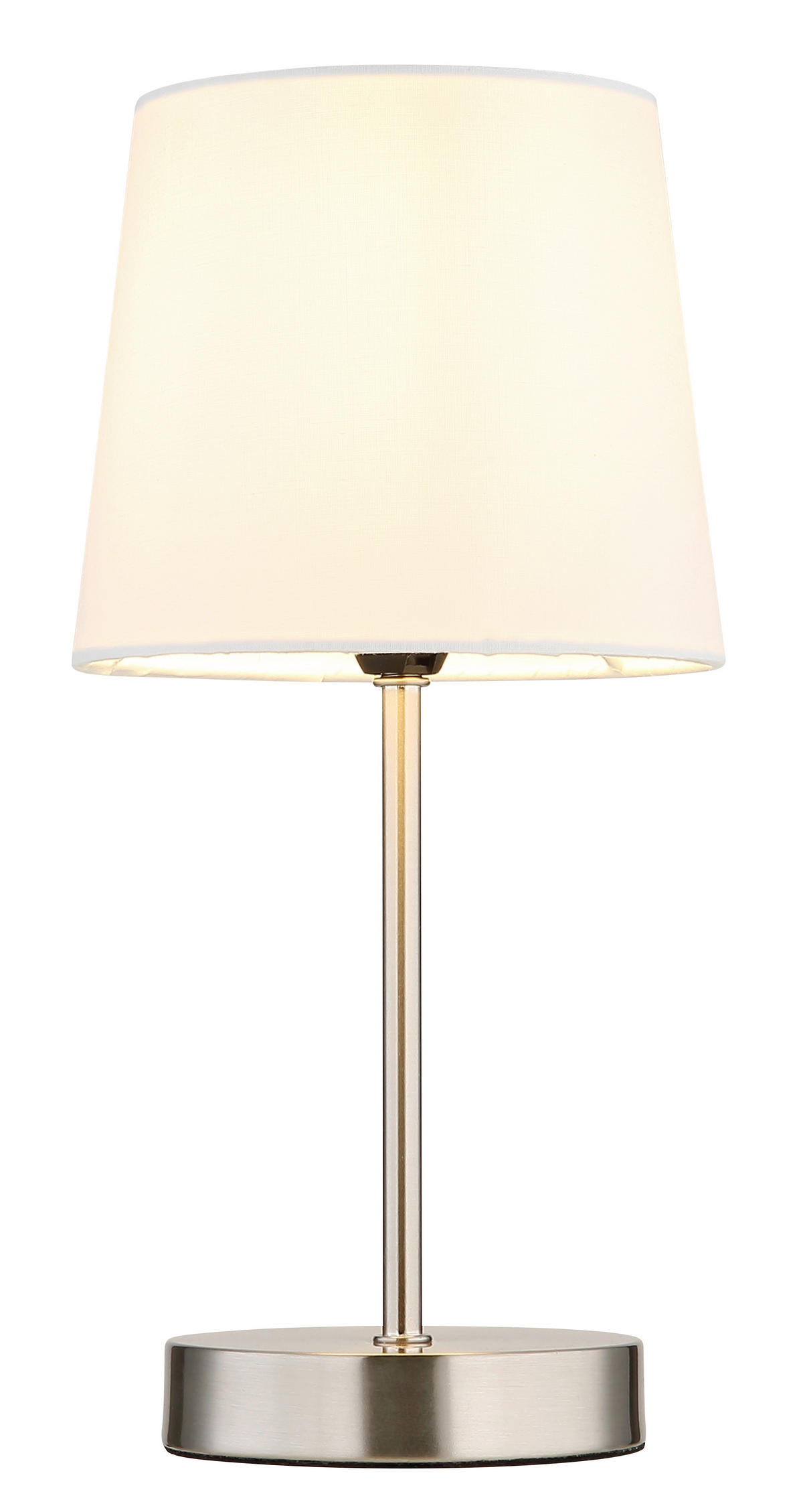 TISCHLEUCHTE Joris 15/32 cm  - Schwarz/Weiß, Design, Kunststoff/Textil (15/32cm) - Globo