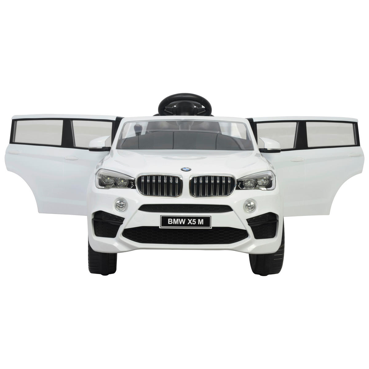 AVTO NA AKOMULATOR BMW X5 - bela, Basics, kovina/umetna masa (133,5/69/60cm)