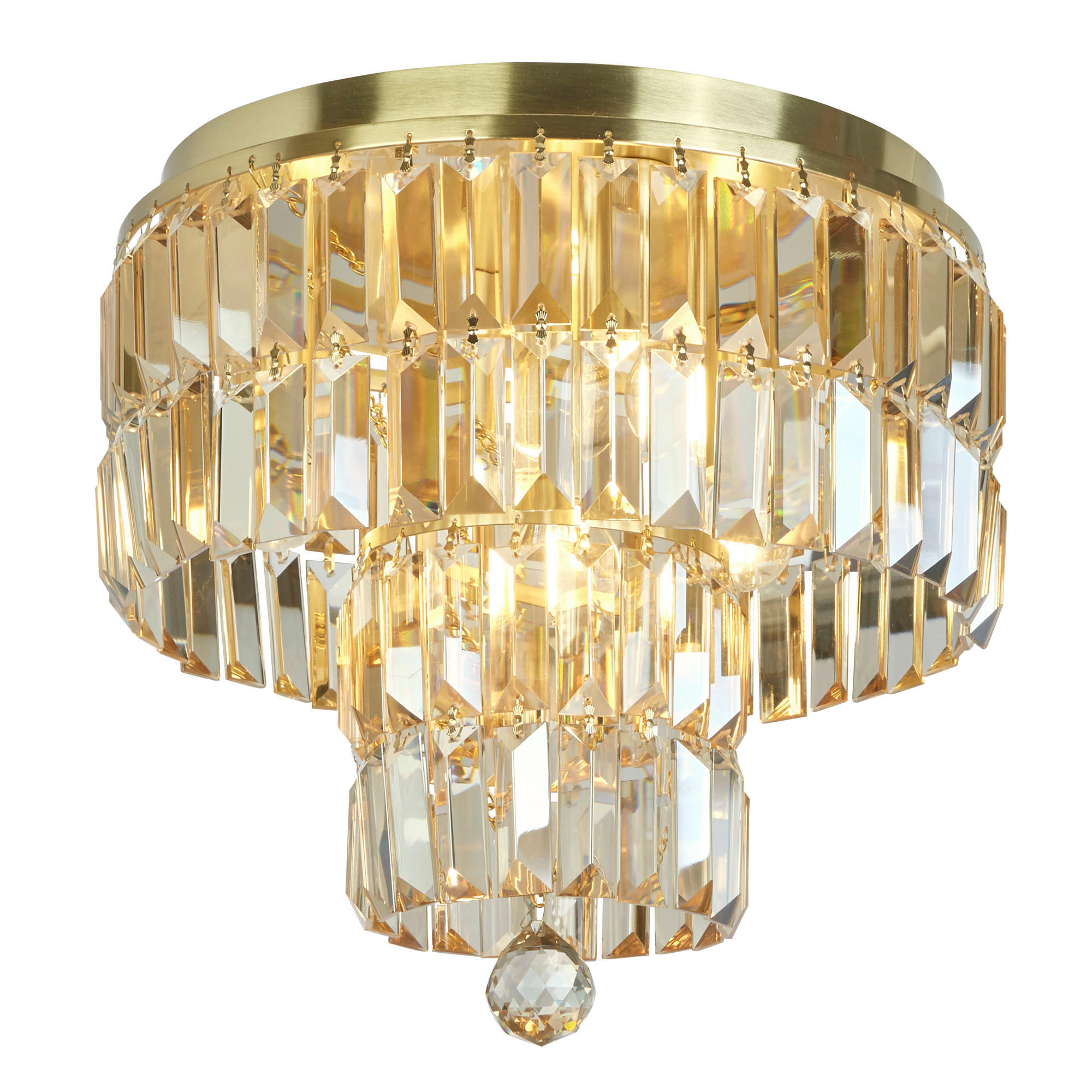 Searchlight Badezimmer-Deckenleuchte Empire Messing 33 cm