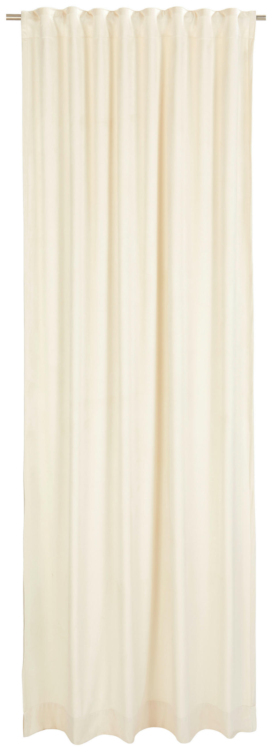 HOTOVÝ ZÁVĚS, neprůsvitné, 130/250 cm - krémová/béžová, Basics, textil (130/250cm) - Musterring