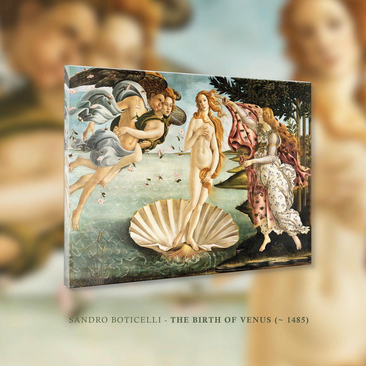 LEINWANDBILD Vintage 70/100 cm  - Multicolor, Basics, Holz/Textil (70/100cm)