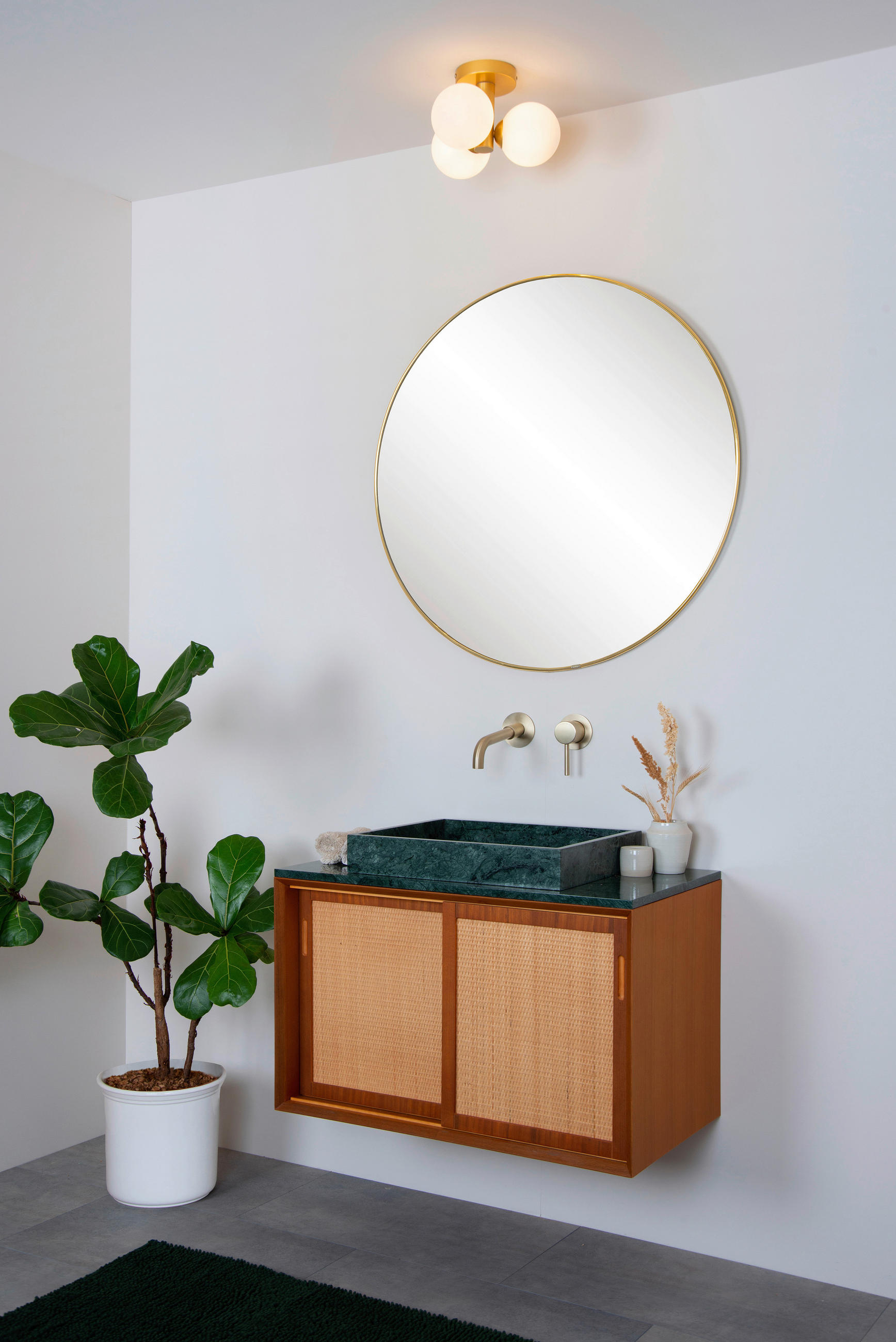 DECKENLEUCHTE TRUDY 28/28/18 cm   - KONVENTIONELL, Glas (28/28/18cm) - Lucide