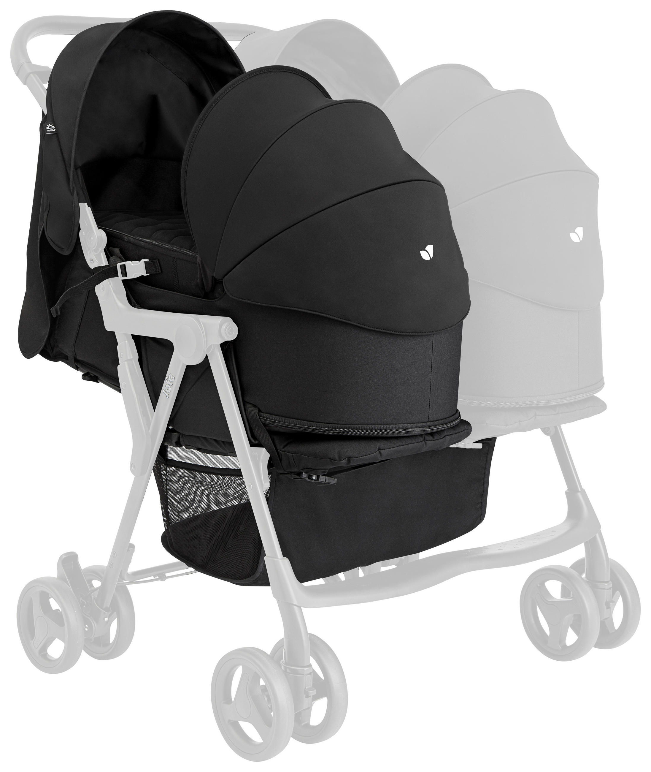 TRAGEWANNE - Schwarz/Weiß, Basics, Kunststoff/Textil (32/42/75cm) - Joie