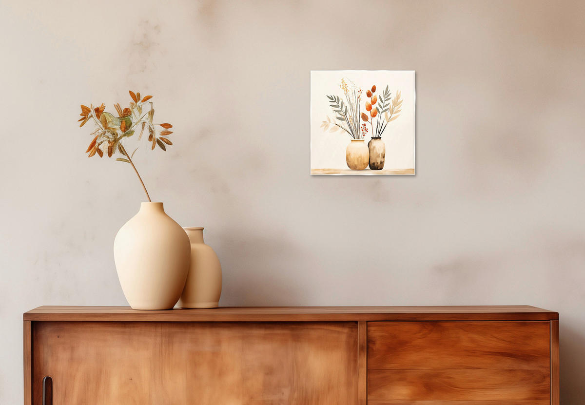 GLASBILD Stillleben  - Multicolor, Basics, Glas (20/20/1,40cm) - Euroart