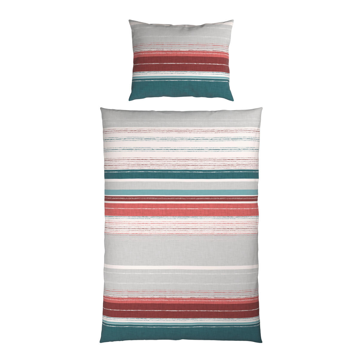 BETTWÄSCHE 2-teilig Satin 140/200 cm  - Multicolor, KONVENTIONELL, Textil (140/200cm) - Esposa