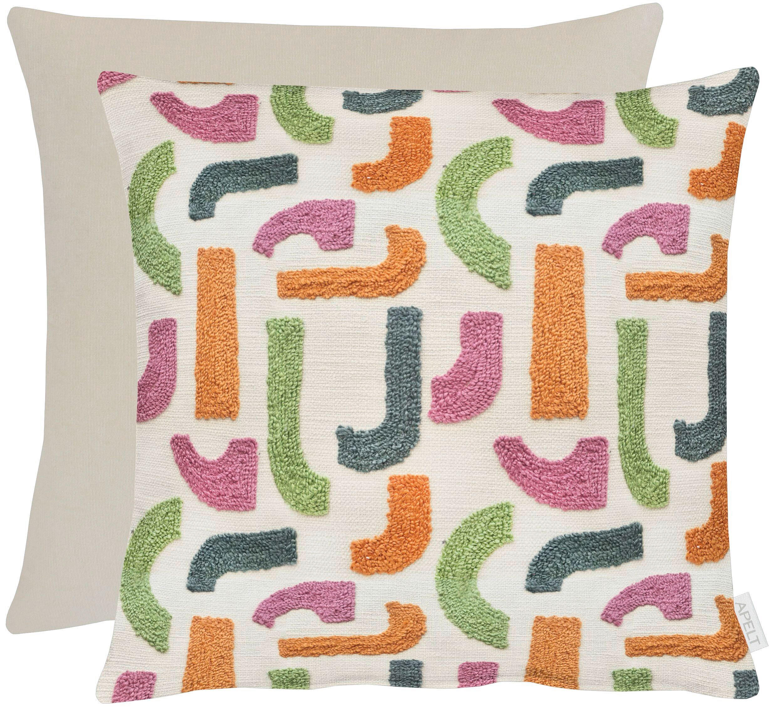 KISSENBEZUG RIO 46/46 cm  - Multicolor/Rosa, Design, Textil (46/46cm) - Apelt
