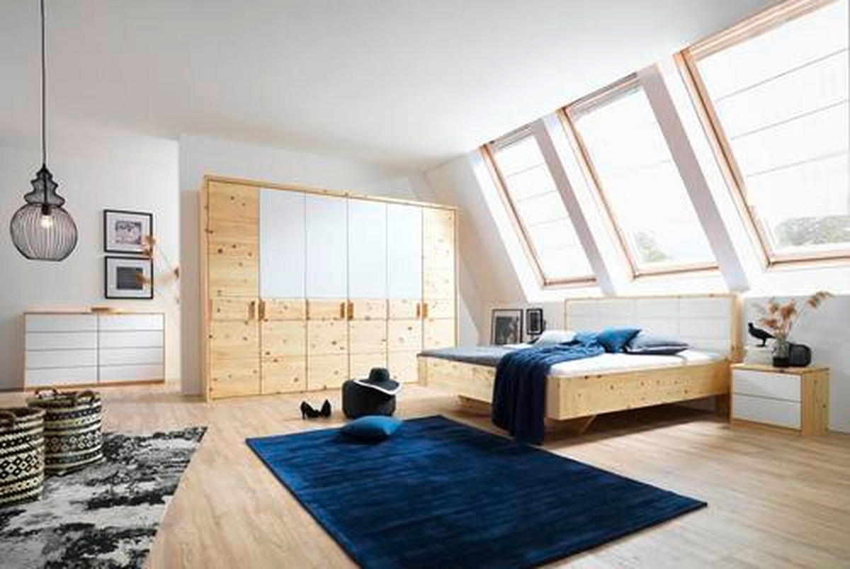 DREHTÜRENSCHRANK 298/225/61 cm 6-türig  - Zirbelkieferfarben, Natur, Holz (298/225/61cm) - Valnatura