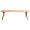 SITZBANK 140/38/37 cm Buchefarben Kernbuche massiv  - Buchefarben, Design, Holz (140/38/37cm) - Hasena