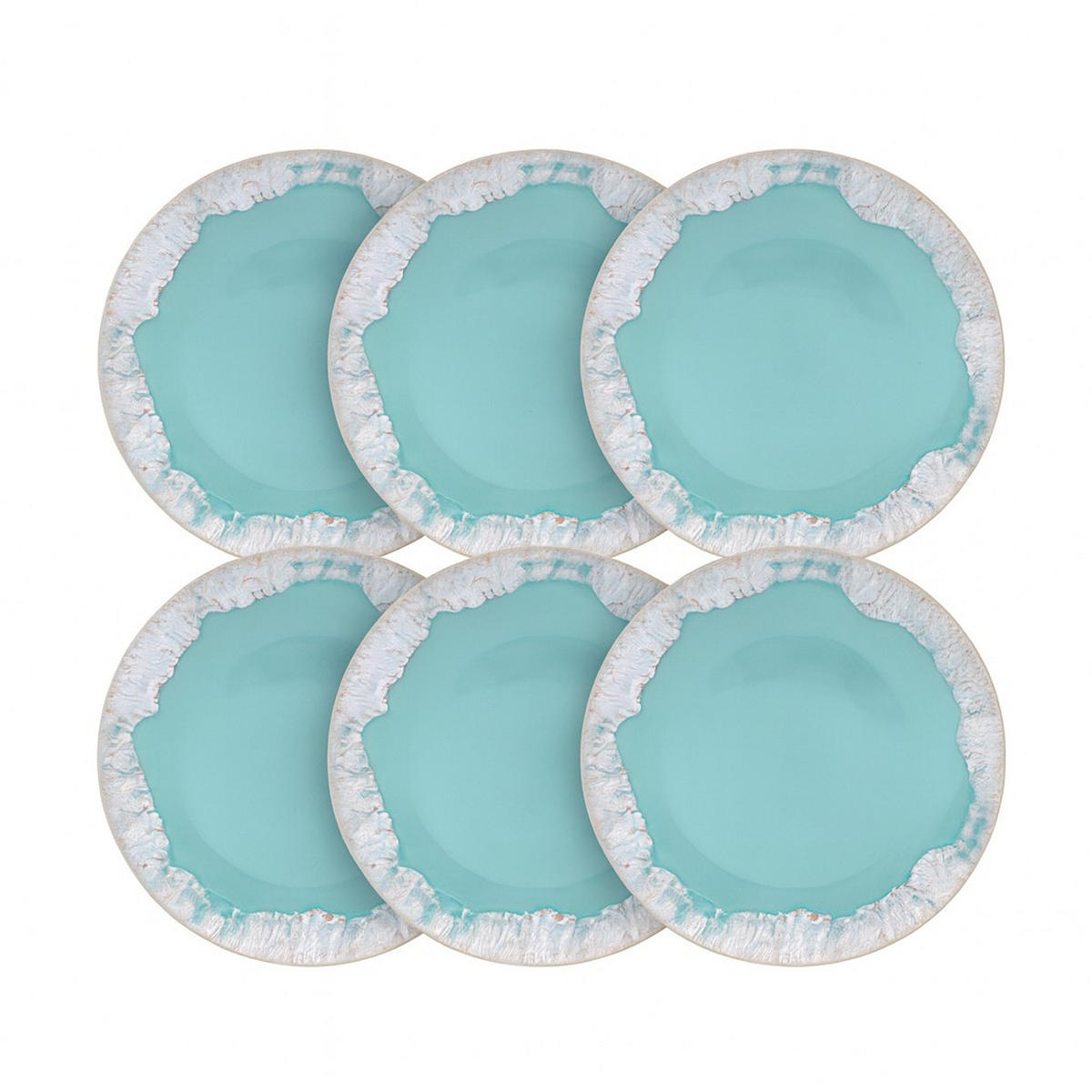 SPEISETELLERSET Türkis 27 cm TAORMINA  - Türkis, Basics, Keramik (27cm) - Costa Nova