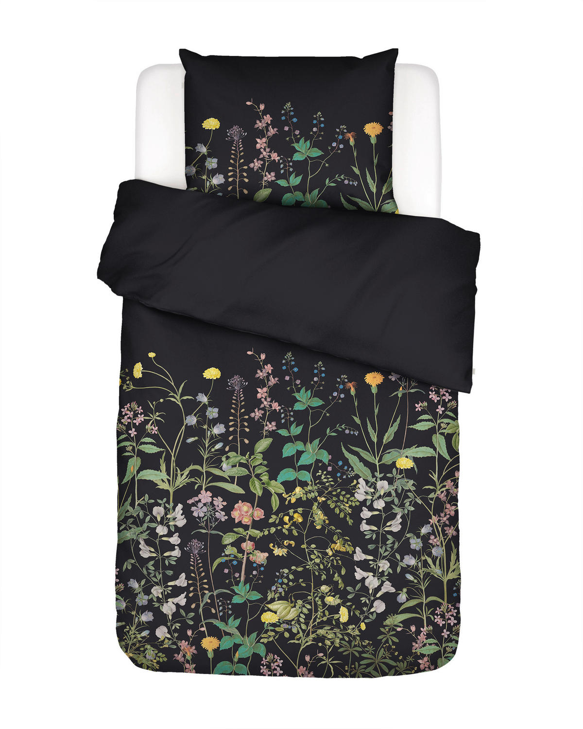 POSTELJINA 135/200 cm   - antracit, Konvencionalno, tekstil (135/200cm) - Essenza