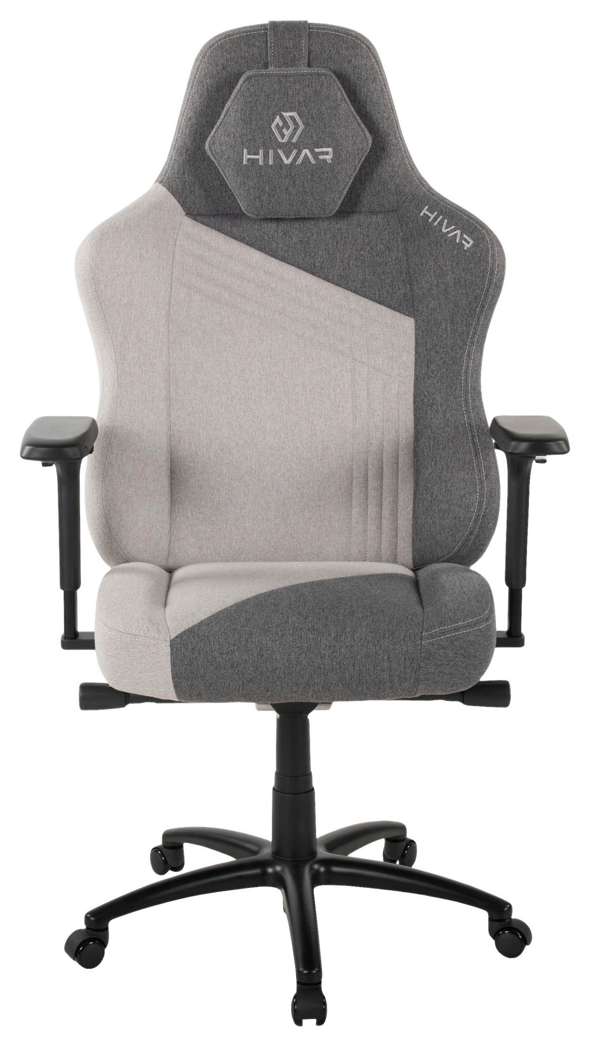 SKYLAR XL Ash coal Hellgrau, Dunkelgrau, Schwarz Metall, Textil   - Dunkelgrau/Anthrazit, LIFESTYLE, Textil/Metall (81/147/72cm) - HIVAR