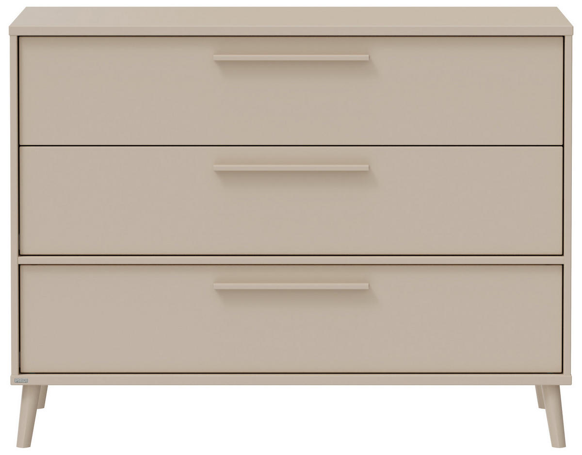 PREVIJALNA KOMODA  Eefje  124/93/57 cm         - bež, Basics, umetna masa/leseni material (124/93/57cm) - Paidi