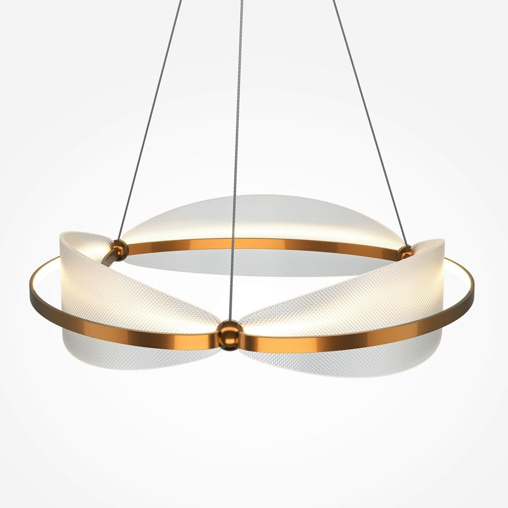 PENDELLEUCHTE 60/58 cm    - Messingfarben, Modern, Metall (60/58cm) - MAYTONI