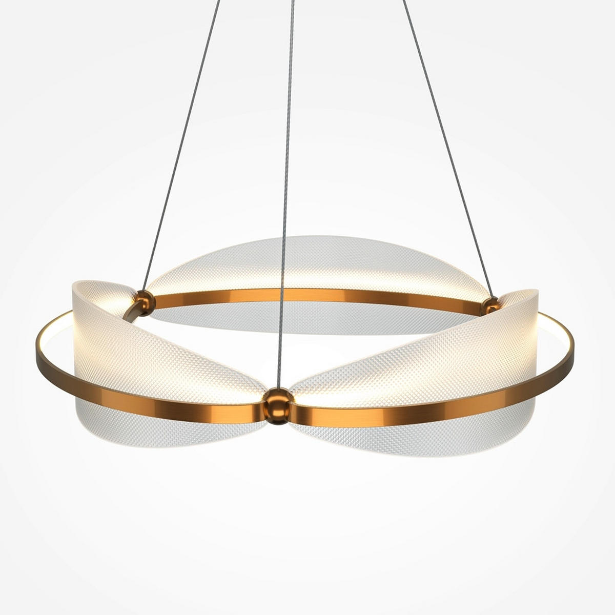 PENDELLEUCHTE 60/58 cm    - Messingfarben, Modern, Metall (60/58cm) - MAYTONI