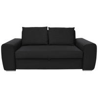 SCHLAFSOFA in Textil Anthrazit  - Chromfarben/Anthrazit, Design, Holz/Textil (199/92/97cm) - Livetastic