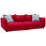 BIGSOFA in Textil Rot - Rot, Design, Textil (295/88/134cm) - Hom`in BIGSOFA in Textil Rot - Rot, Design, Textil (295/88/134cm) - Hom`in
