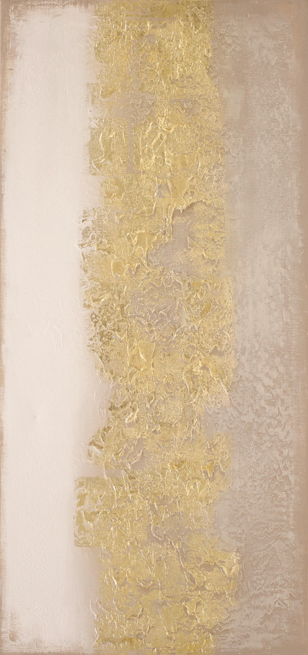 ÖLGEMÄLDE Abstraktes 40/85 cm  - Multicolor, Design, Holzwerkstoff/Textil (40/85cm) - Monee