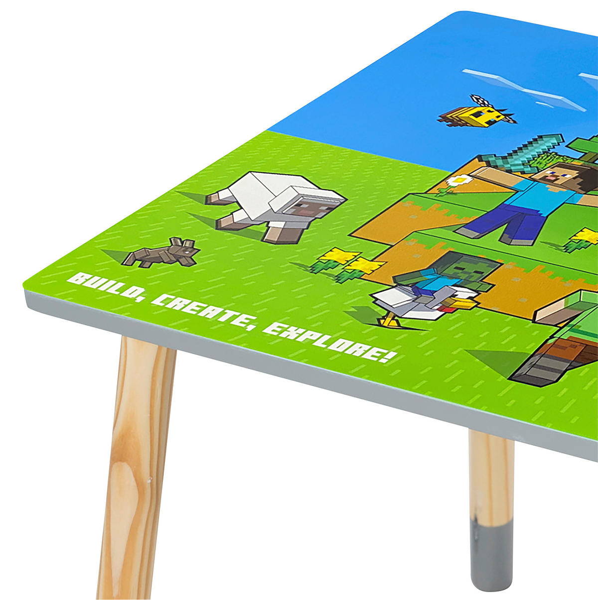 OTROŠKA SEDEŽNA GARNITURA  MINECRAFT        večbarvno  - večbarvno, Moderno, leseni material/les (60kg) - Minecraft