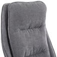 DREHSTUHL Chenille Grau  - Schwarz/Grau, Design, Kunststoff/Textil (76/116-124/64.5cm) - Novel