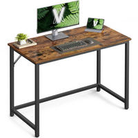PC STŮL, černá, tmavě hnědá, 100/75,5/50 cm - tmavě hnědá/černá, Trend, kov/kompozitní dřevo (100/75,5/50cm) - MID.YOU