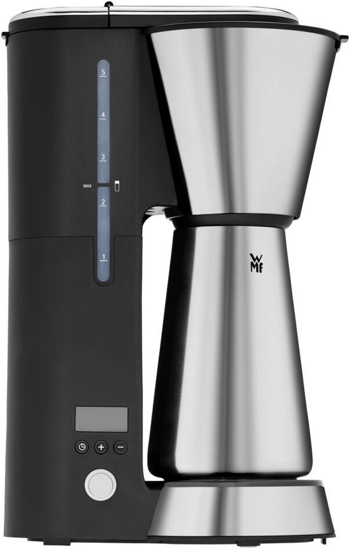 THERMO-KAFFEEMASCHINE Küchenminis  - Silberfarben/Schwarz, Basics, Metall - WMF