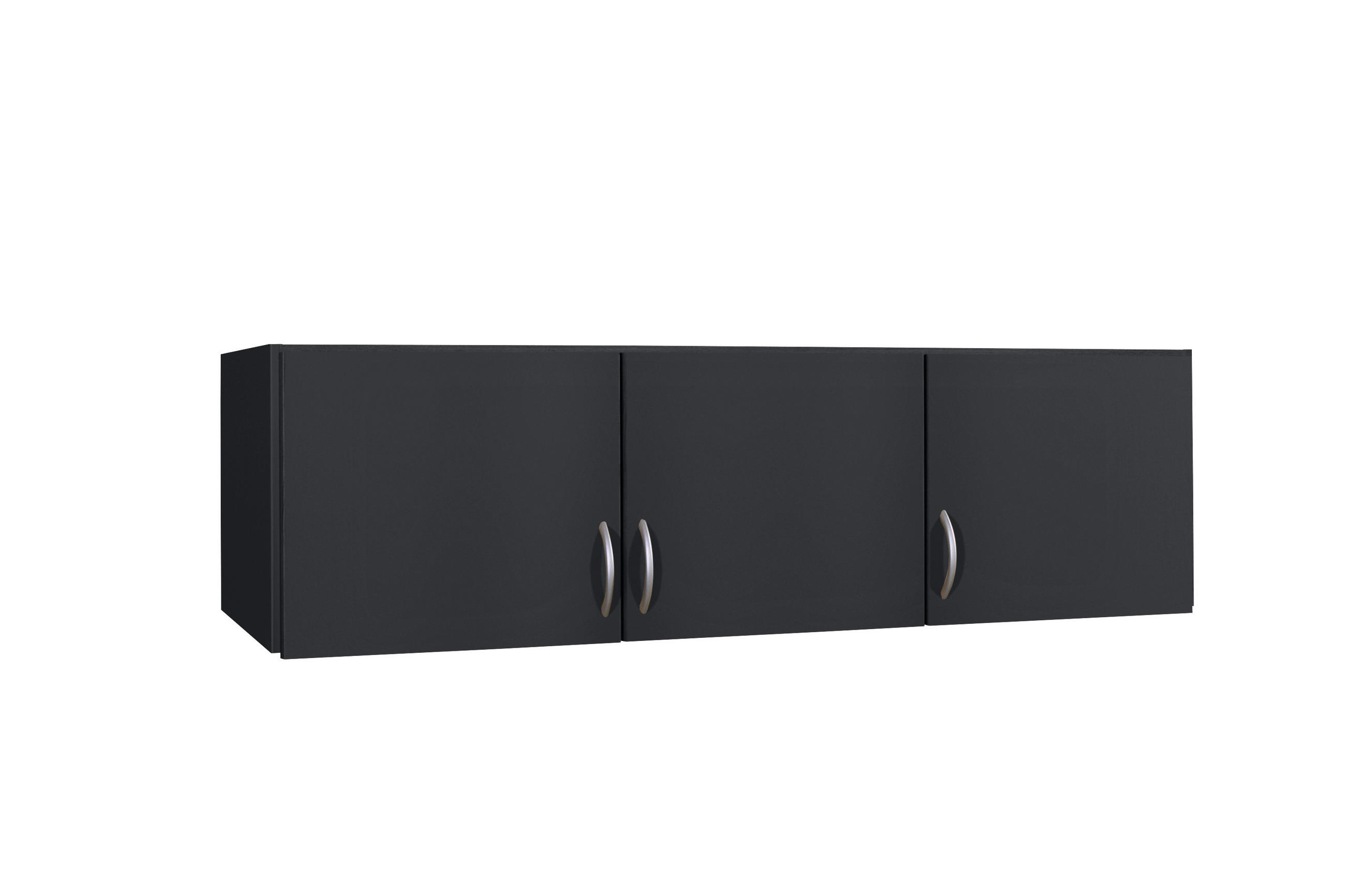 AUFSATZSCHRANK 136/39/54 cm  - Silberfarben/Grau, Design, Holzwerkstoff/Kunststoff (136/39/54cm) - Boxxx