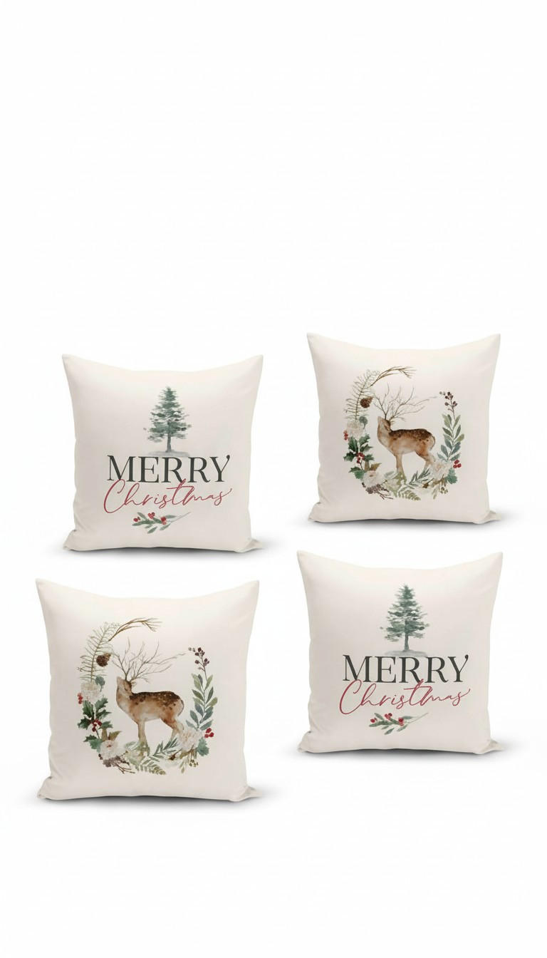 KISSENBEZUG-SET 43/43 cm  - Multicolor, Basics, Textil (43/43cm) - X-Mas