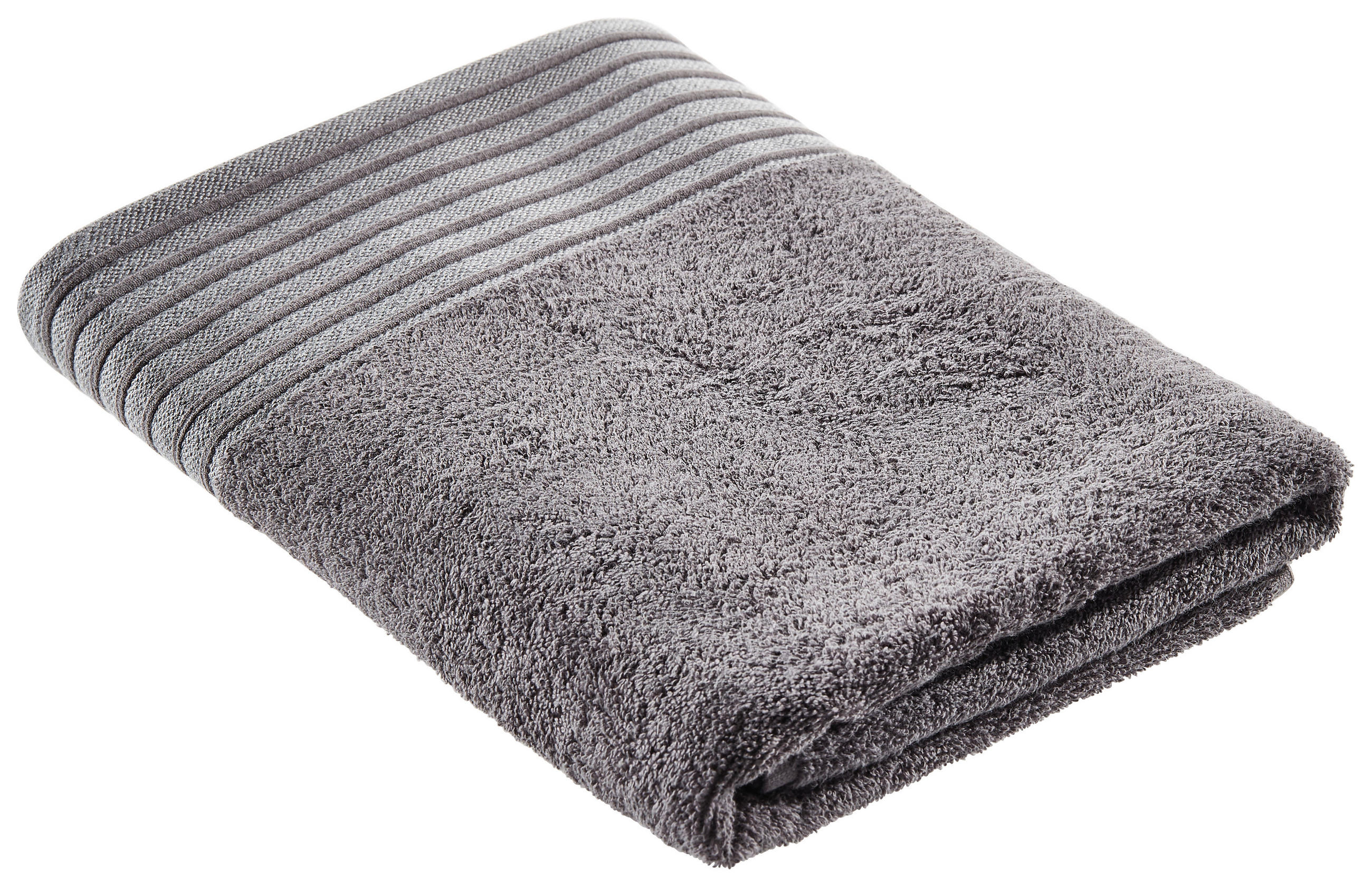 DUSCHTUCH Santo 70/140 cm  - Anthrazit, Basics, Textil (70/140cm) - Esposa