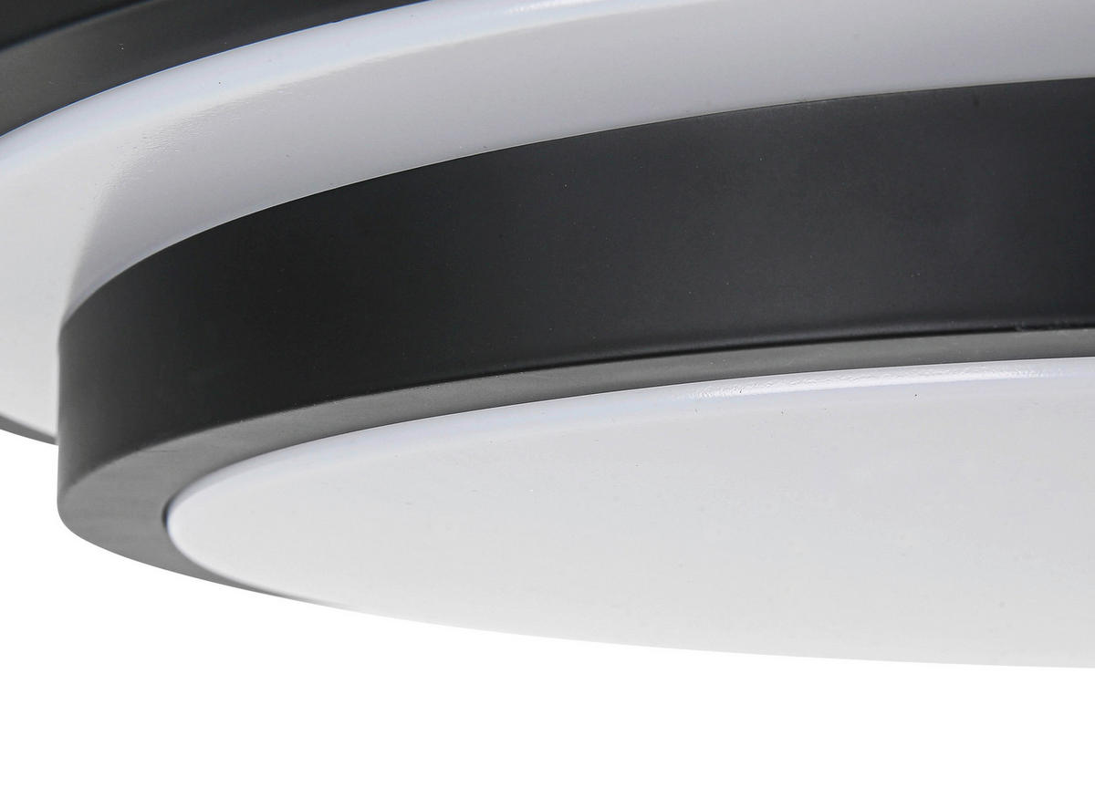 SVJETILJKA STROPNA  - bijela/crna, Basics, metal/plastika (49/10,5cm) - Boxxx