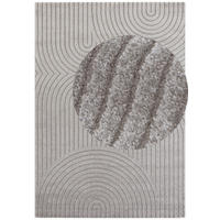 HOCHFLORTEPPICH 160/230 cm New York Grau rechteckig  - Grau, Basics, Kunststoff/Textil (160/230cm) - Elle Decoration