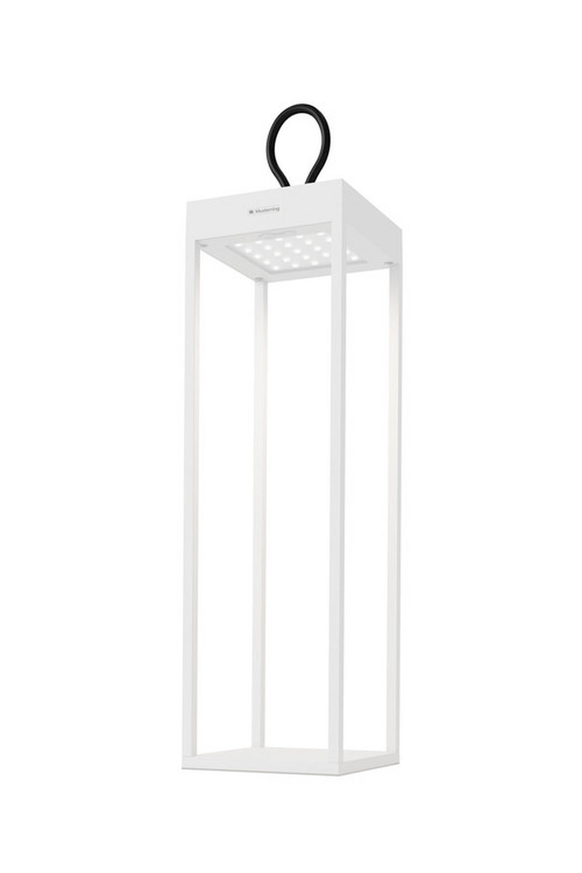 LED AKKU-TISCHLEUCHTE 15/15/50 cm   - Weiß, Design, Metall (15/15/50cm) - Musterring