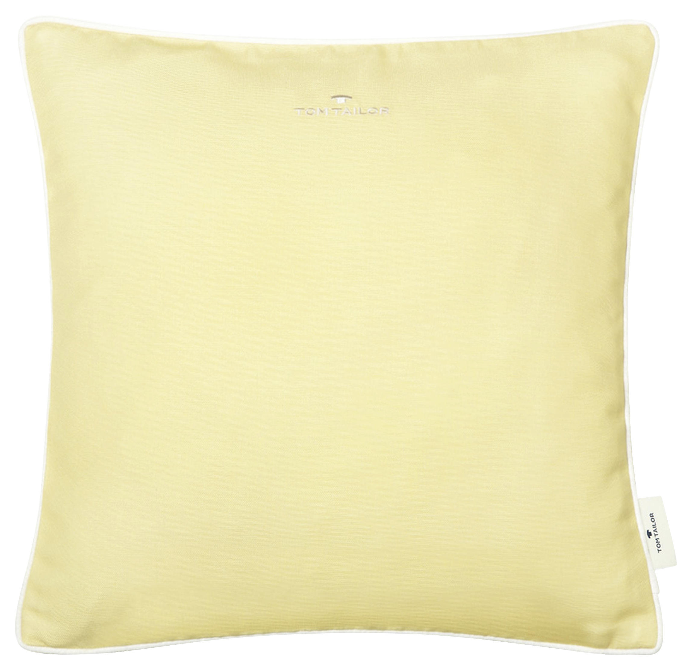 KISSENHÜLLE Dove Signature 40/40 cm  - Gelb, KONVENTIONELL, Textil (40/40cm) - Tom Tailor