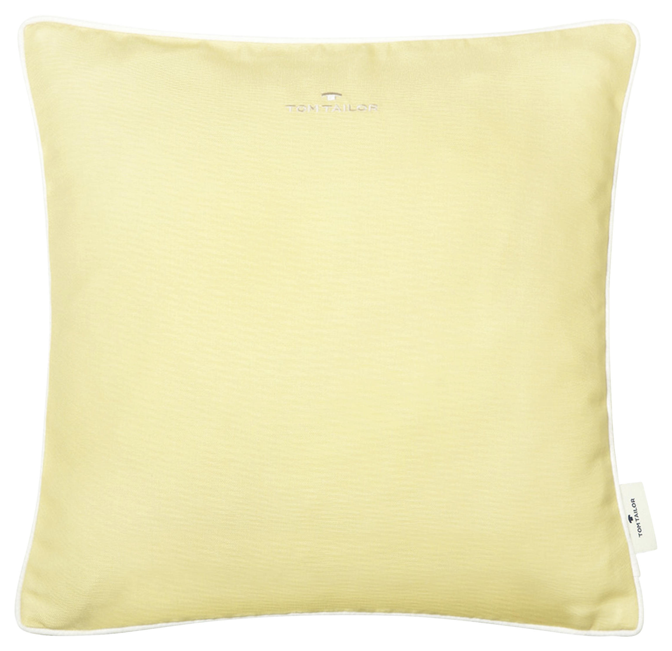 KISSENHÜLLE Dove Signature 40/40 cm  - Gelb, KONVENTIONELL, Textil (40/40cm) - Tom Tailor