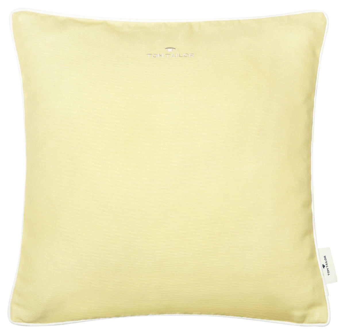KISSENHÜLLE Dove Signature 40/40 cm  - Gelb, KONVENTIONELL, Textil (40/40cm) - Tom Tailor