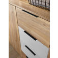 SIDEBOARD  in 135/89/40 cm  - Eichefarben/Schwarz, KONVENTIONELL, Holzwerkstoff/Kunststoff (135/89/40cm) - Carryhome