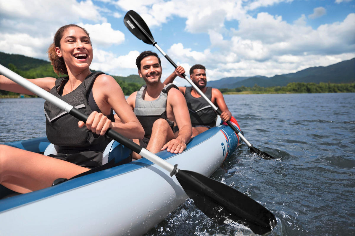 KAJAK 65052 VENTURA KAYAK  - Rot/Grau, KONVENTIONELL, Kunststoff/Metall (381/100cm) - Bestway