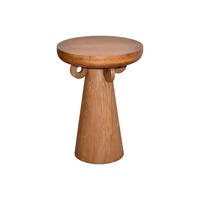 BEISTELLTISCH 38/38/53 cm Nussbaumfarben rund  - Nussbaumfarben, Design, Holzwerkstoff (38/38/53cm) - MID.YOU