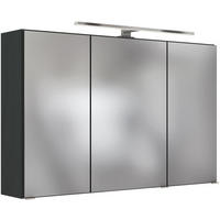 SPIEGELSCHRANK 100/66/20 cm  - Chromfarben/Grau, Design, Glas/Holzwerkstoff (100/66/20cm) - Held
