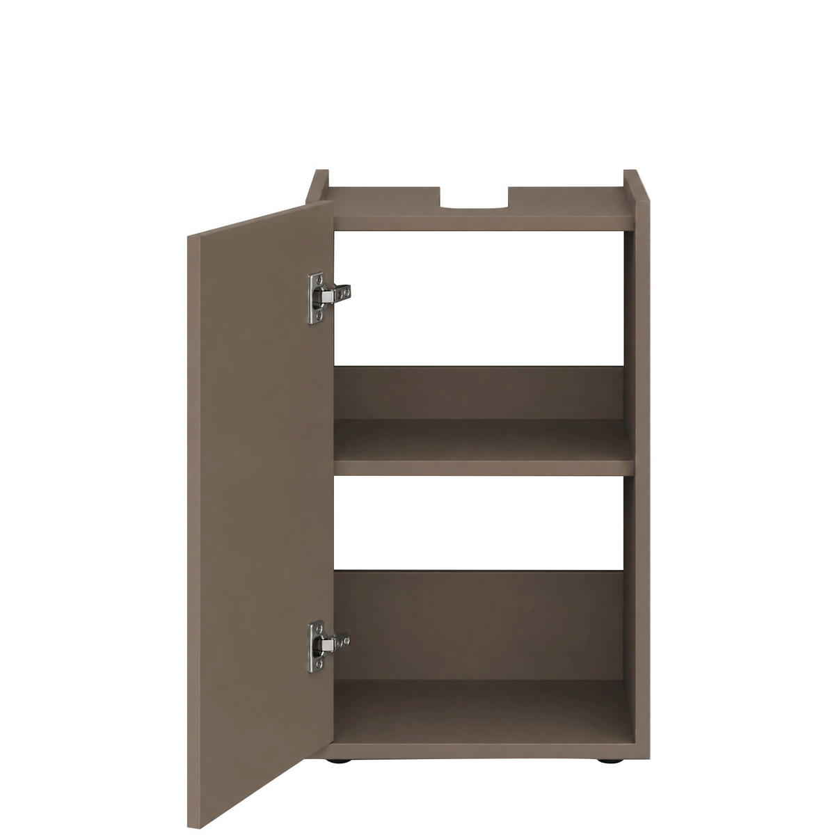 WASCHBECKENUNTERSCHRANK 42/62/35 cm  - Schwarz/Cappuccino, Trend, Holzwerkstoff/Kunststoff (42/62/35cm) - MID.YOU