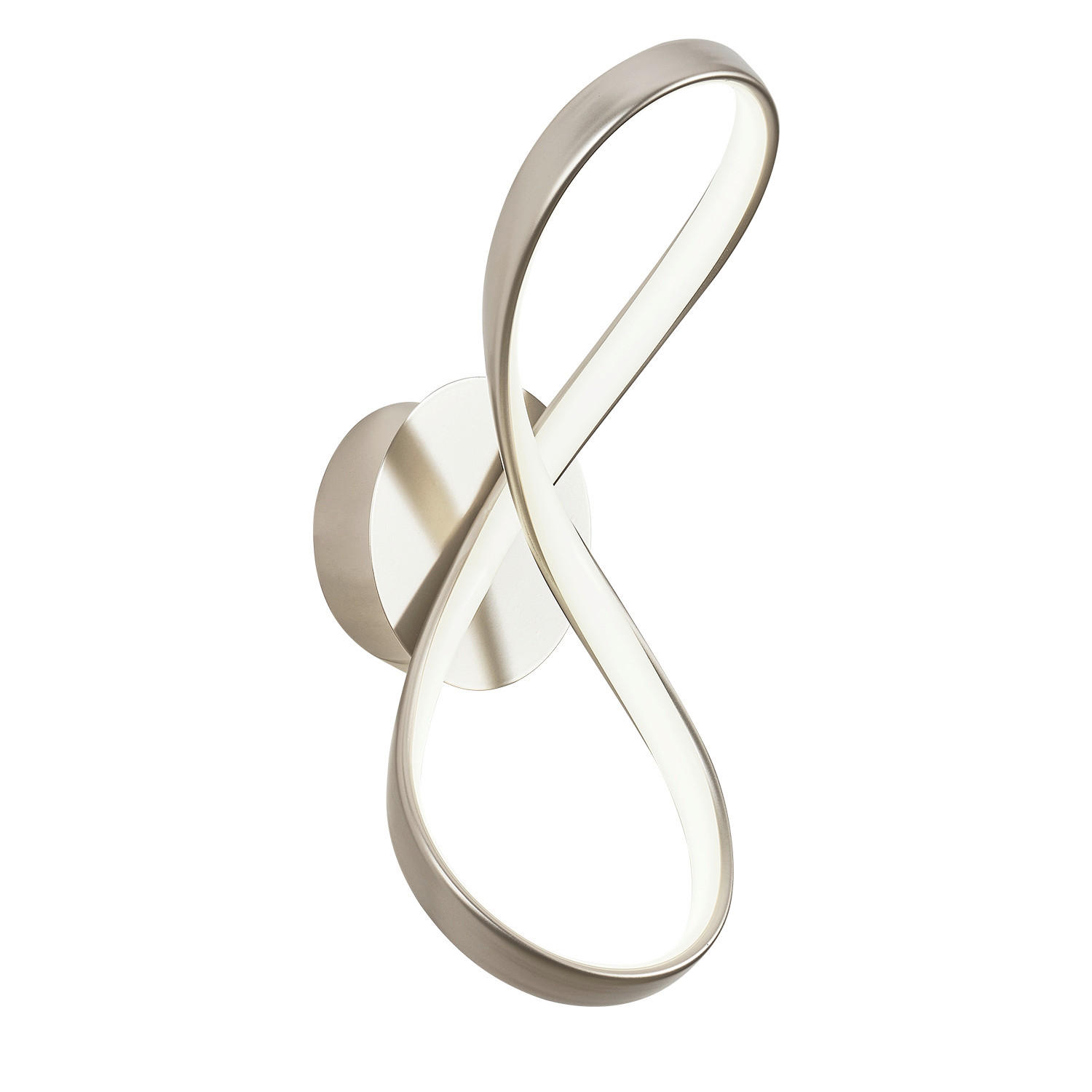 VÄGGLAMPA 15/15/34 cm   - silver, Design, metall (15/15/34cm)