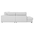 ECKSOFA in Cord Hellgrau  - Hellgrau/Schwarz, KONVENTIONELL, Kunststoff/Textil (250/314cm) - Carryhome