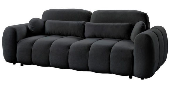 SCHLAFSOFA Webstoff Graugrün  - Schwarz/Graugrün, KONVENTIONELL, Kunststoff/Textil (262/93/117cm) - Carryhome