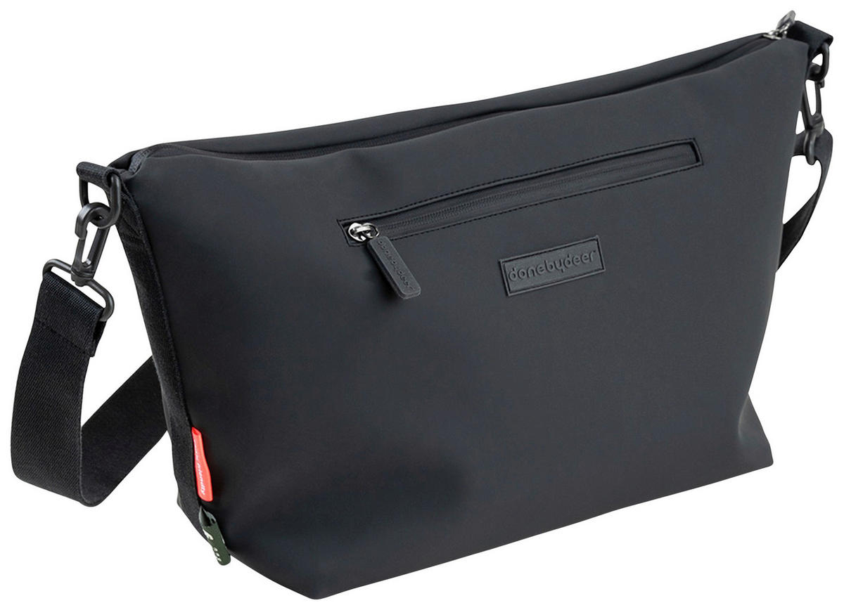 WICKELTASCHE  - Schwarz, Basics, Kunststoff/Textil (44/14/25cm)