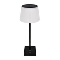 SOLÁRNÍ SVÍTIDLO, 13,1/38 cm - bílá/černá, Trend, kov/plast (13,1/38cm) - Ambia Garden