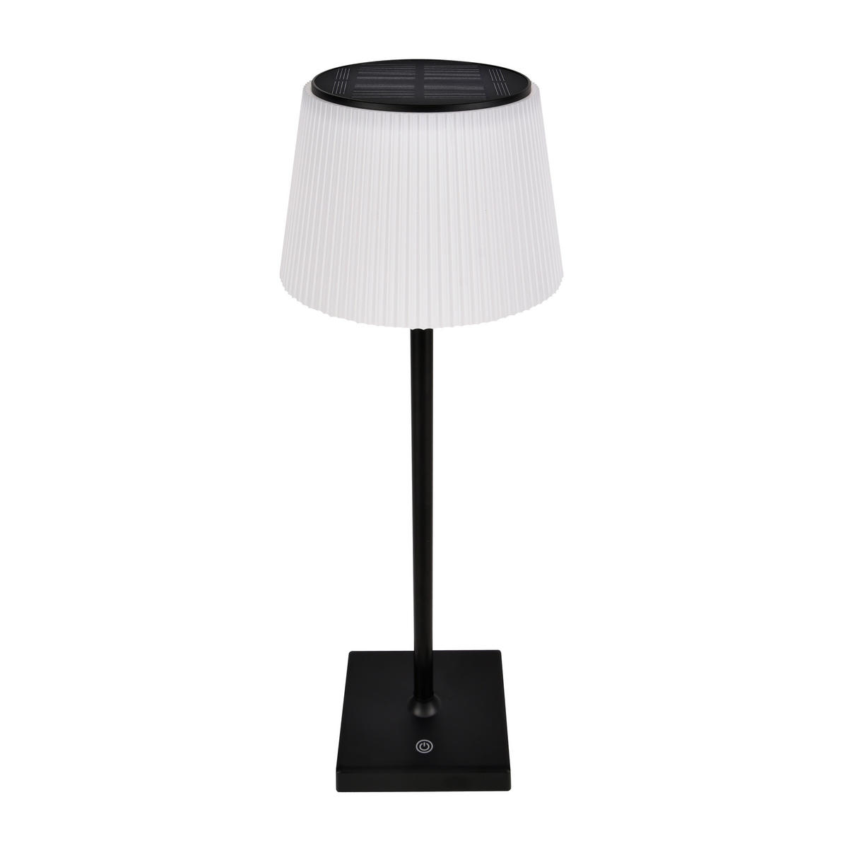 SOLÁRNÍ SVÍTIDLO, 13,1/38 cm - bílá/černá, Trend, kov/plast (13,1/38cm) - Ambia Garden