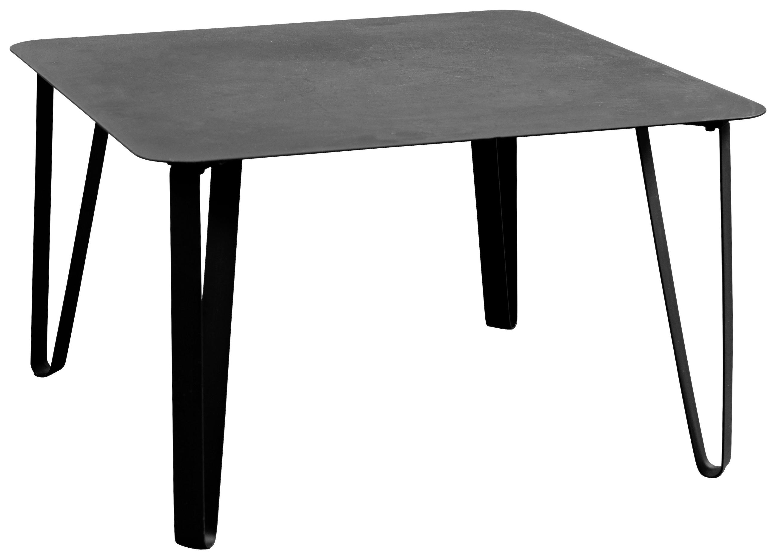 Xora KONFERENČNÍ STOLEK, černá, kov, 75/75/45 cm