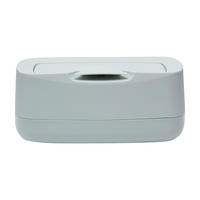 FEUCHTTÜCHER-BOX sky green  - Grün, Basics, Kunststoff (21/13/9cm) - Bebe Jou