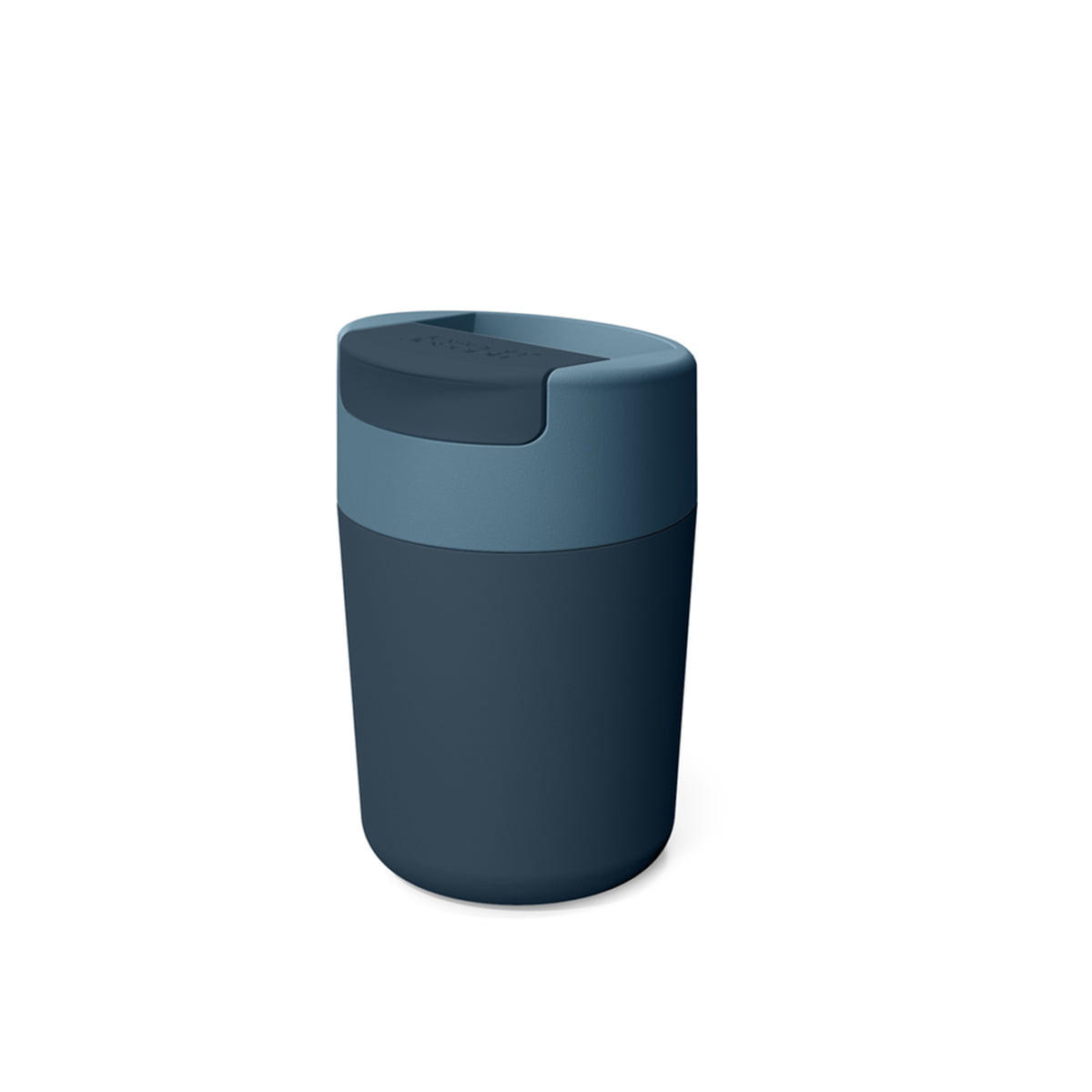 LONČEK ZA NA POT    0,34 l       - temno modra, Basics, umetna masa (8,2/13,6/8,2cm) - Joseph Joseph