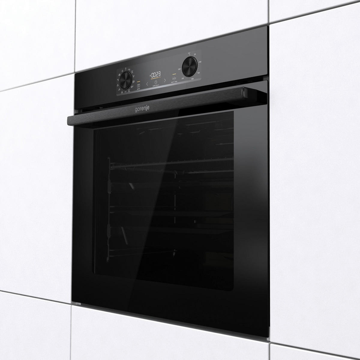 EINBAUBACKOFEN BOS6737E20FBG  - Schwarz, Basics, Metall (59,5/59,5/56,4cm) - Gorenje